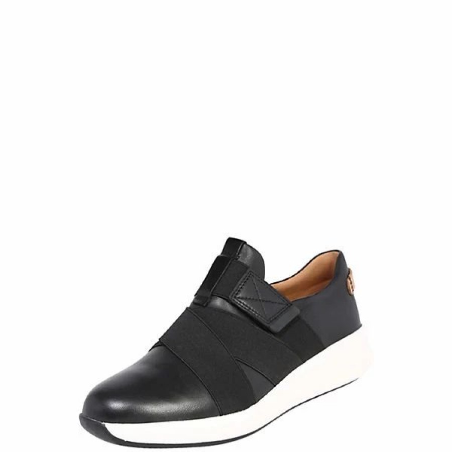 Sneakers * | Clarks Un Rio Strap Slip-On-Sneaker Schwarz