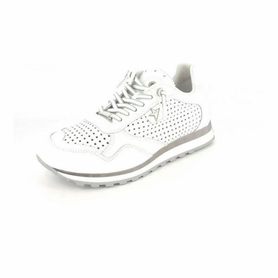 Sneakers * | Cetti Slipper Nature All White Chunky Sneakers Weis