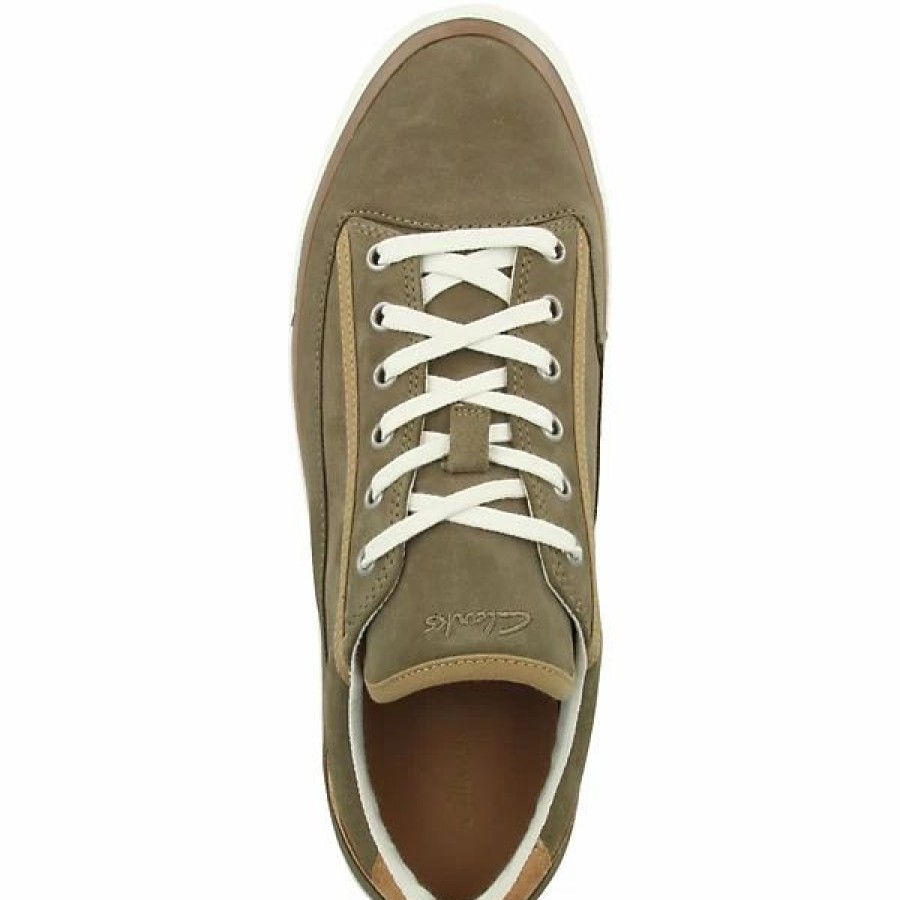 Sneakers * | Clarks Aceley Lace Sneaker Low Herren Sneakers Low Grun