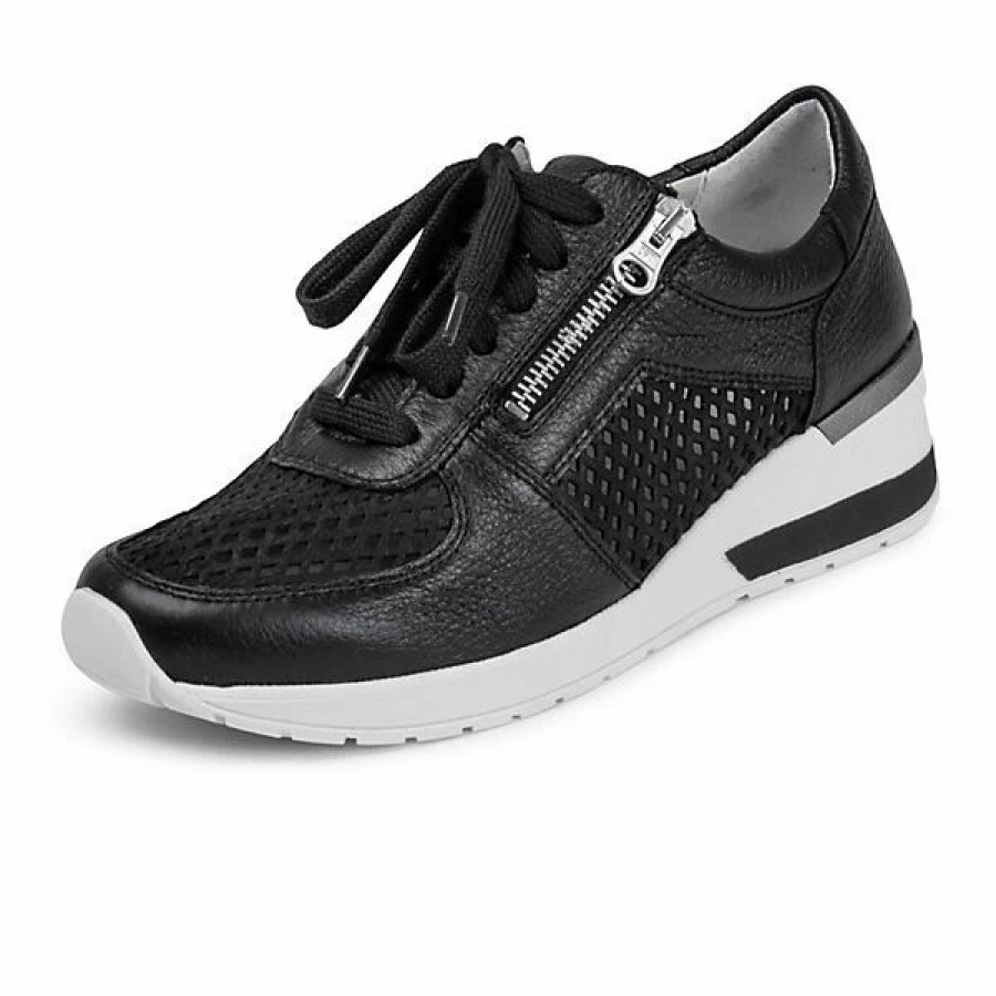 Sneakers * | Damen Schuhe Sneaker Turnschuhe Damen Halbschuhe Damen Mit Absatz Sneaker Damen High Damen Sneakers Leder