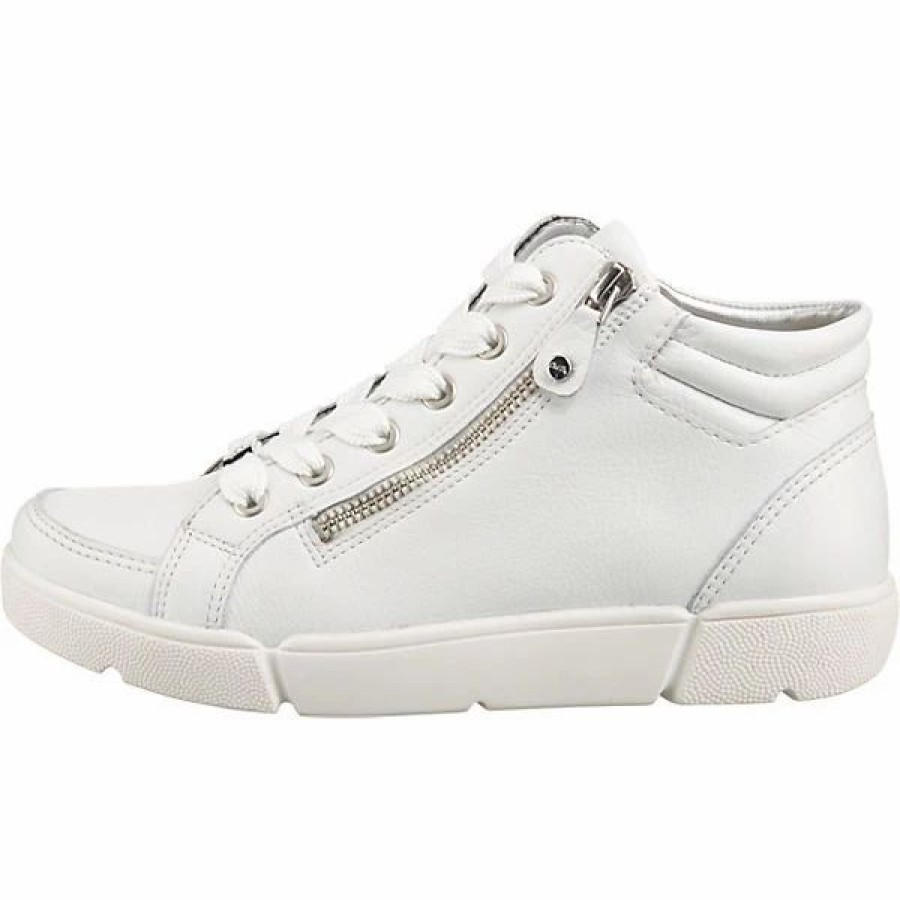 Sneakers * | Ara Rom Sneakers High Weis