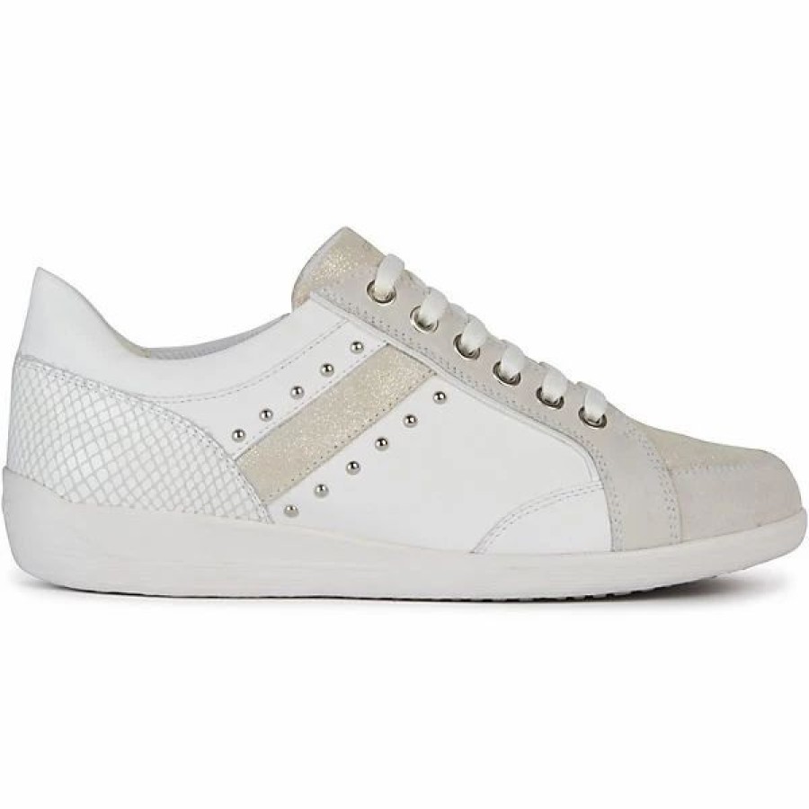 Sneakers * | Geox Myria H Sneakers High Weis