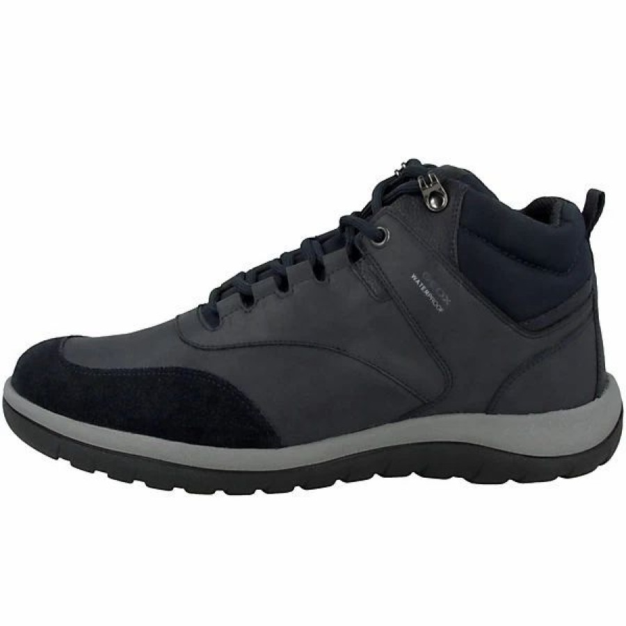 Sneakers * | Geox U Antelao B Wpf B Sneaker Mid Herren Sneakers High Blau