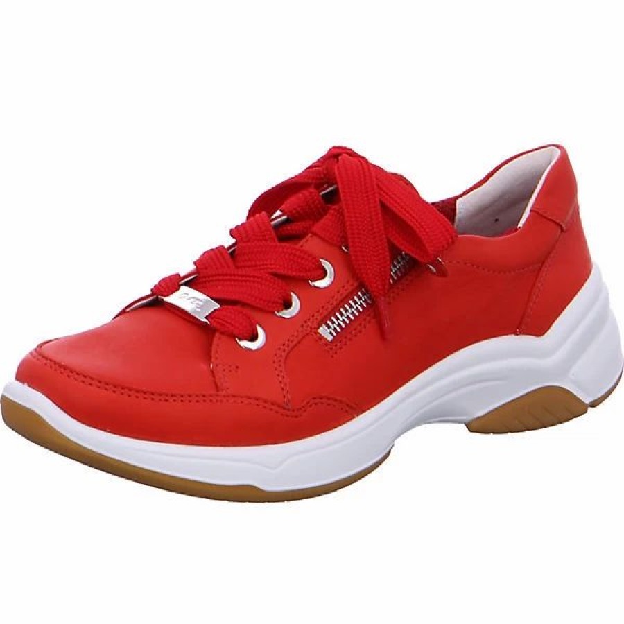 Schnurschuhe * | Ara Schnurer Damen Sneakers Low Rot