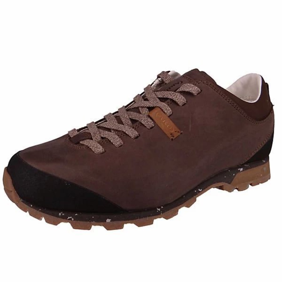 Schnurschuhe * | Aku Herren Sportliche Halbschuhe Wanderschuhe Bellamont Iii Plus Evo 500.32 Braun 95 Dark Brown Leder Mit Vibram Predator Ii N-Oil & Mikroporoses Eco-Eva & Innensohle Aus Kokos-Latex-Bambus Schnurschuhe Braun