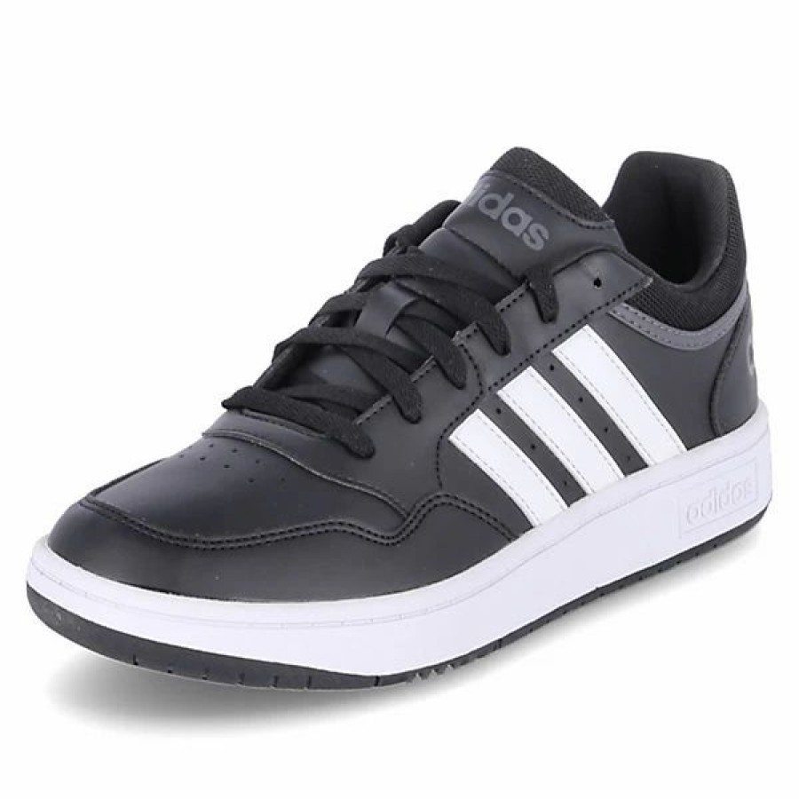 Fitnessschuhe & Hallenschuhe * | Adidas Basketballschuhe Hoops 3.0 Sportschuhe Schwarz