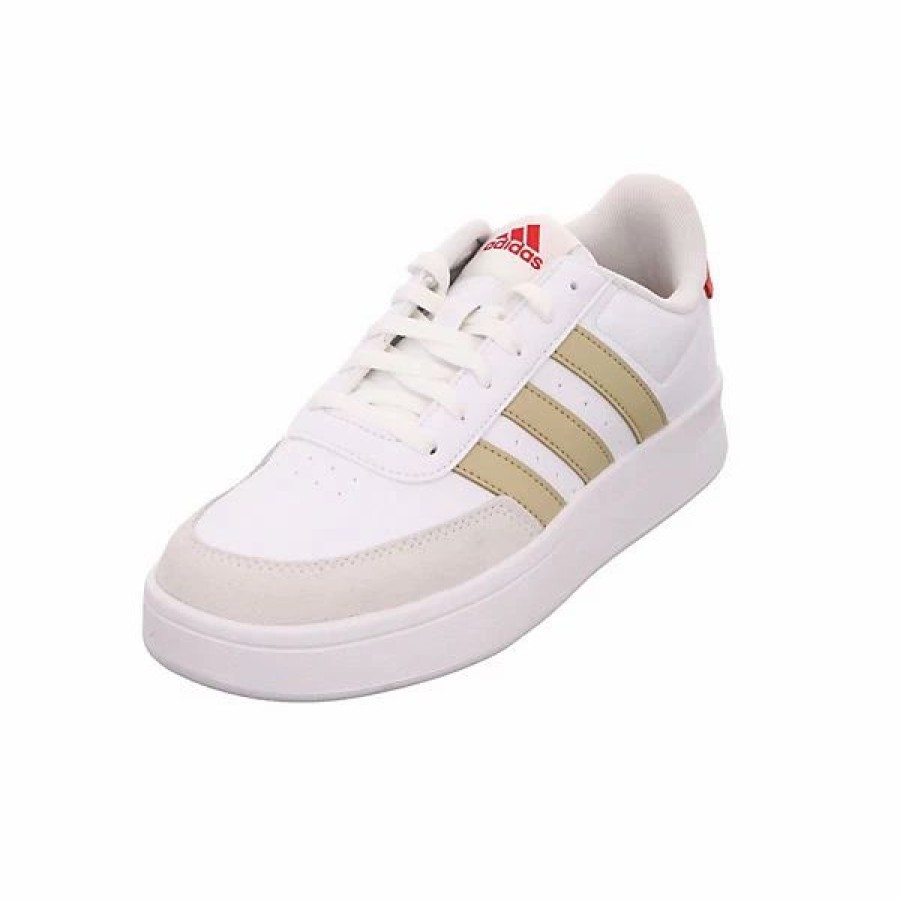 Schnurschuhe * | Adidas Herren Schnurhalbschuhe Breaknet 2.0 Schuh Freizeit Elegant Schuhe Lederkombination Uni Schnurschuhe Weis