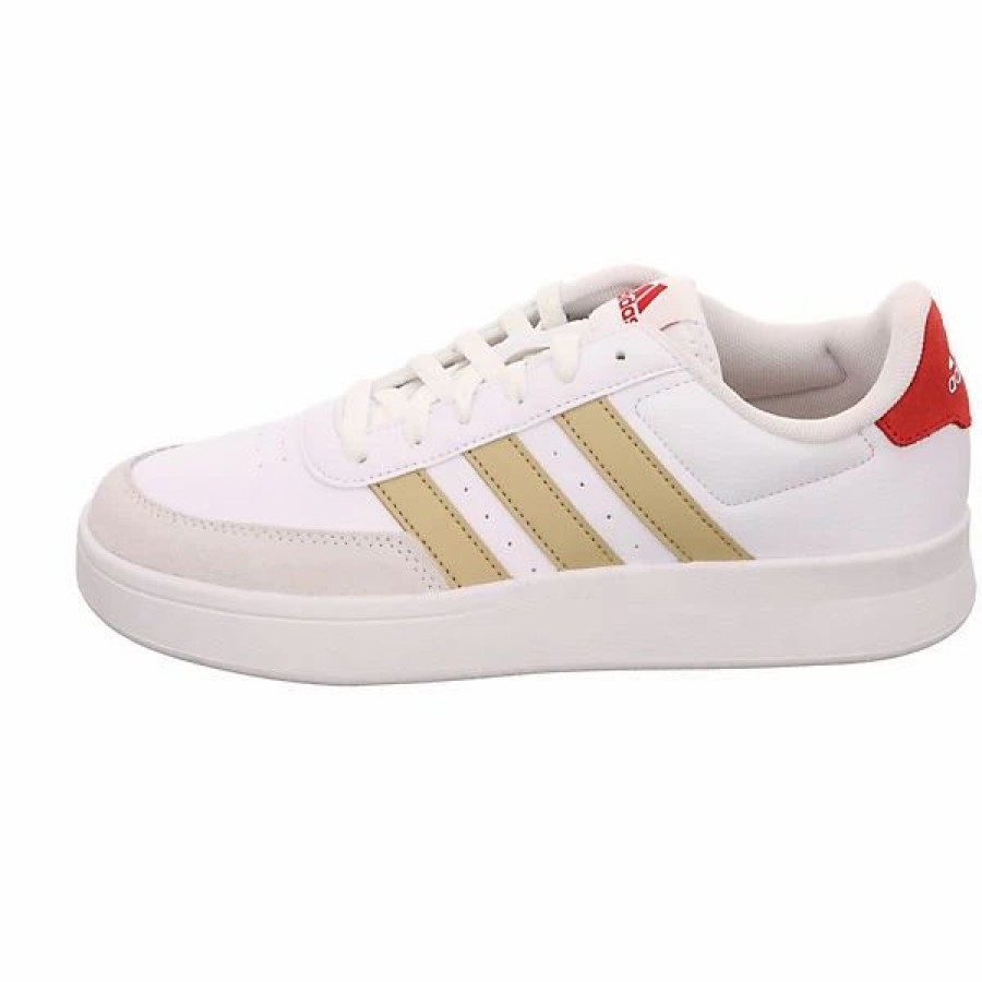 Schnurschuhe * | Adidas Herren Schnurhalbschuhe Breaknet 2.0 Schuh Freizeit Elegant Schuhe Lederkombination Uni Schnurschuhe Weis