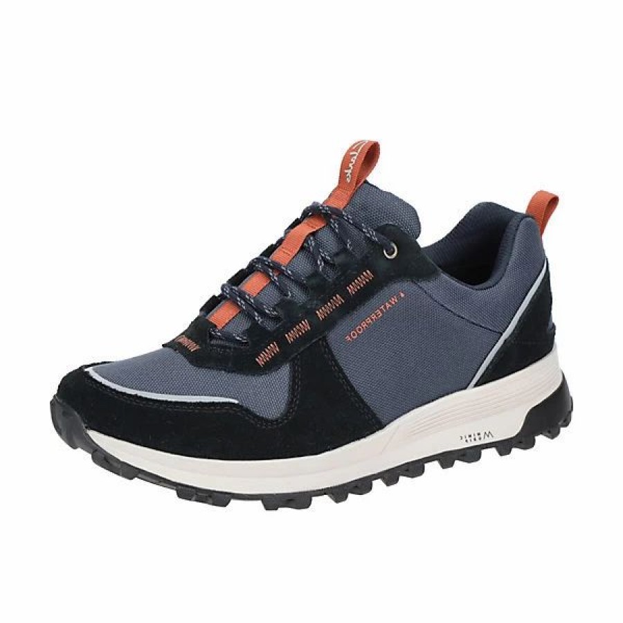 Sneakers * | Clarks Atltrekwalkwp Sneakers Low Dunkelblau