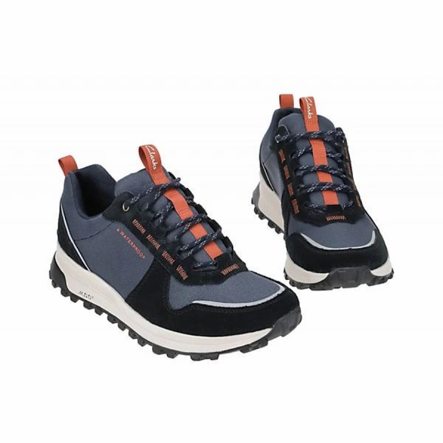 Sneakers * | Clarks Atltrekwalkwp Sneakers Low Dunkelblau