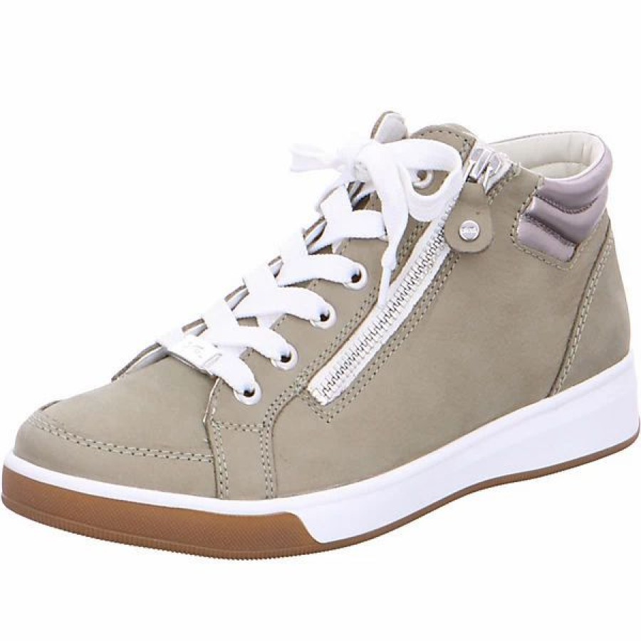 Sneakers * | Ara Schnurstiefelette Damen Sneakers Low Grun