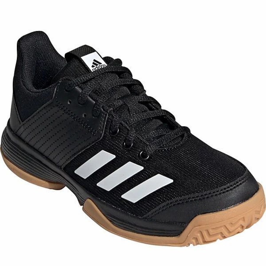 Fitnessschuhe & Hallenschuhe * | Adidas Kinder Volleyballschuhe Ligra 6 Schwarz