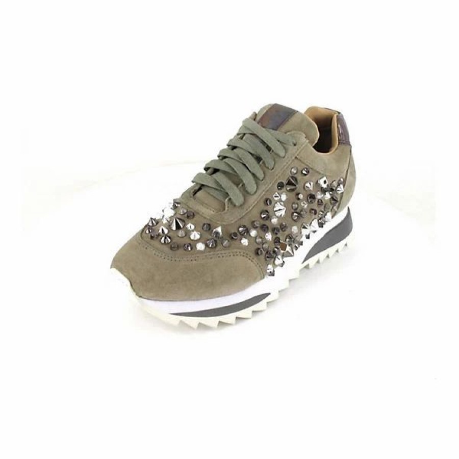 Sneakers * | Alma En Pena Sneaker Crosta Taupe Chunky Sneakers Grun